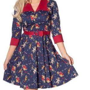 Retro Space Cat Vamp Dress